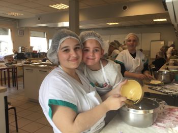 Liaison Ecole/Lycée Pro: Ateliers cuisine pour les CAP AEPE - Ensemble St Charles