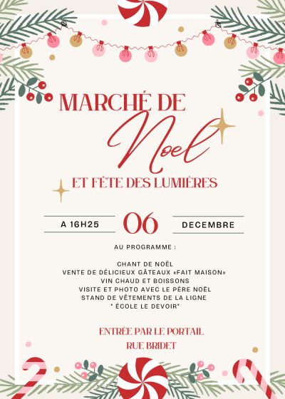 ÉCOLE LE DEVOIR // MARCHÉ DE NOËL ET FÊTE DES LUMIÈRES - Ensemble St Charles